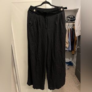 House of Harlow linen black pants